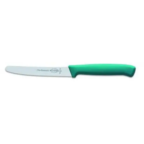 Allzweckmesser, mit Wellenschliff, Klingenlänge 11 cm, Griff-Farbe türkis, Serie Pro-Dynamic Sonderaktion